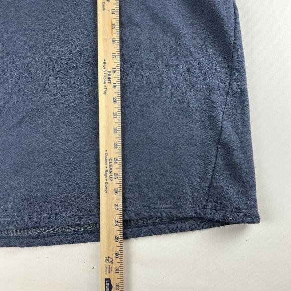 UNDER ARMOUR Size 2XL ColdGear Blue PULLOVER 1/4 Zip Fleece Lined Digi Camo - Picture 9 of 11